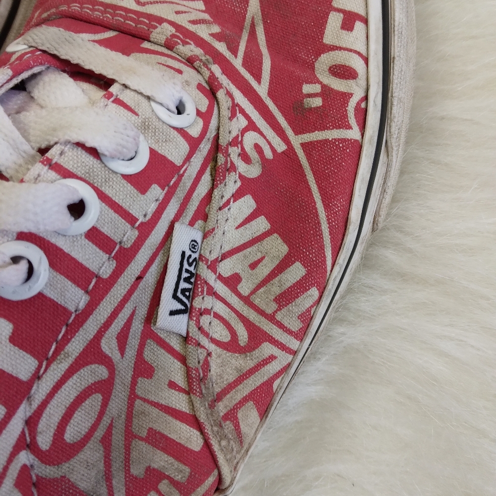 SHOES Vans Off the Wall logo print shoes, men's 9. - Picture 7 of 16